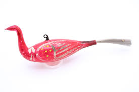 Glass Bird, Vintage Glass Bird, Hanging Glass Bird Christmas ...