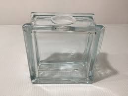 Clear Glass Block W/Removable Plastic Ring to Put Items Inside! 5.75” Square | eBay