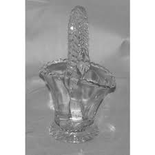 Sweet Little Glass Basket. For Sale at Ruby Lane