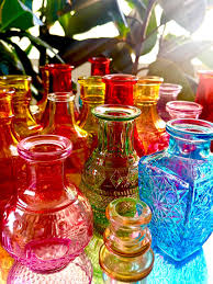 Colorful Antique Style Vases - Etsy