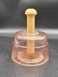 Vintage Pink Depression Glass Cow Pattern Butter Mold 6x5 | eBay