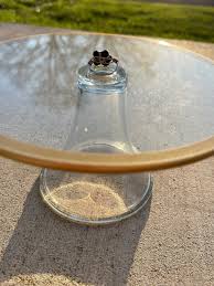 Wire Wrapped Czech Glass Beads Ring - Etsy Australia