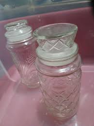 3 glass bottles 2 MR. Peanut, 1983 Anchor Hocking Glass Canister Bottle Jar | eBay