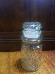Planters Peanuts Jar, Collectible Vintage 1984 Glass Jar, Diamond Pattern | eBay