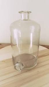 Large French Vintage Chemistry Bottle, 1930s Laboratory Blown Glass Jar, Ground Glass Spout, Steampunk, Boho Minimalist, Curiosity Cabinet - Etsy