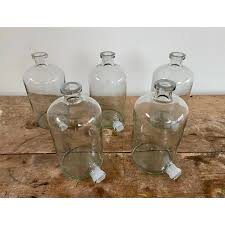 Vintage Lab Glass Container With Dispenser | Chairish