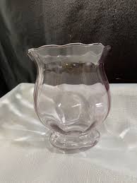 Vtg Hand Blown Glass Vase Candy Bowl Pink Decorative Home Decor | eBay