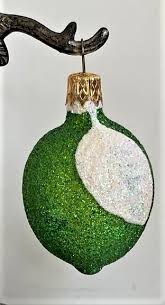 Vintage Trio 1990s Fruit Frosted Glass Christmas Ornaments Lime Strawberry Apple Glitter Delicate Beautiful - Etsy