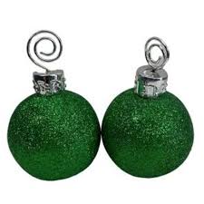 Vintage Christmas JUMBO Glass Ornaments Green | Mercari