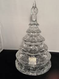 Candy Dish Christmas Tree 24% Leaded Crystal Park Fifth Avenue Crystal Poland | eBay