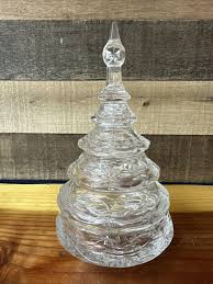 Vintage Glass Christmas Tree Dish - Etsy New Zealand