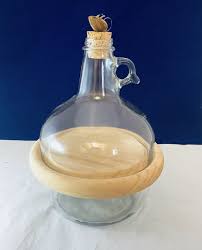 Vintage Glass and Wood Divided Jug Dome RCD – Bliss Marketplace