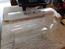 Necked Glass Cylinder, Pyrex Lab Glass, 18 1/4" x 9 1/4 ...