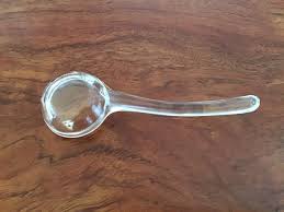 Vintage 3-Piece Clear Glass 4" Sugar & Creamer Set W/Spoon ...