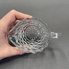 Vintage Fostoria American Clear Mini Creamer And Open Sugar ...