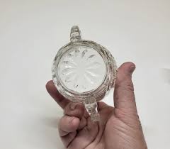 Vintage Anchor Hocking Sugar Bowl & Creamer Set ~ Stars ...