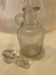 1930 or 1940 Vintage Glass Oil & Vinegar Cruet Decanter - Etsy