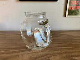 Italian Pitcher Clear Glass Fishbowl Shape - Etsy