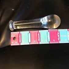 Small Vintage Glass Pestal - A 68 | eBay