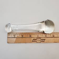 Set of 4 Vintage Apothecary/Pharmacy Glass Pestles Embossed ...