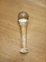 VINTAGE GLASS PESTLE, 8 OZ, VERY NICE SHAPE | eBay