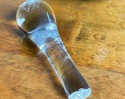 Vintage Green Blown Glass Vase With Teardrop Stopper - Etsy