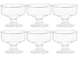 Toyo Sasaki Glass Ice Cream Glass, 8.5 fl oz (240 ml), Pull Ace Parlor, Made in Japan, Dishwasher Safe, 33031, Set of 6 : Amazon.sg: Home