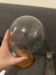 Retro Dome Globe Display Wood Base Taiwan Hood 11.5”H 5.5 ...