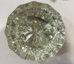 ANTIQUE DOOR HARDWARE-VINTAGE GLASS DOOR HANDLE KNOB-12 ...