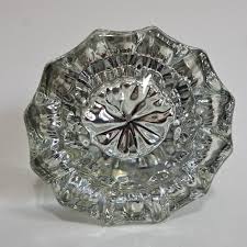 Vintage 12 Point Crystal Door Knob Latch and Cover Plates - Etsy