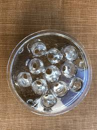 Pair of Vintage Flower Frogs . Ceramic and Glass . Floral ...