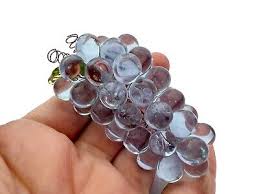 Czech glass bead alexandrite grape bunch chandelier fruit ...