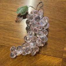 Vintage Mcm Pink Lucite Grapes Cluster - Etsy