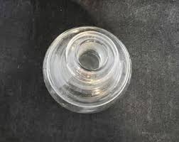 Vintage Heavy Paperweight Style Perfume Bottle With Flame Stopper - Etsy