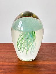 Vintage Glow in the Dark Jelly Fish Paperweight - Etsy Australia