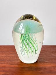 Vintage Glow in the Dark Jelly Fish Paperweight - Etsy New Zealand
