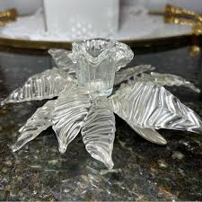 Accents | Vintage Glass Flowers Candlesticks | Poshmark