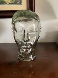 Vintage Milliner's Model Glass Display Head Art Deco Bubble Glass | eBay