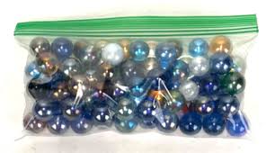 Lot of 77 Mixed Iridescent Vintage Marbles - Multicolor | eBay