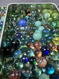 180 VINTAGE LOT CAT'S EYES SWIRL MARBLES WITH SHOOTER and 10 Boulder MARBLES | eBay