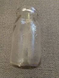 VINTAGE WOOD-BROOK FARMS Summit NJ HALF PINT MILK BOTTLE | eBay