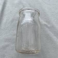 Riverside Dairy Co. Cottage Cheese Milk Jar Niles Ohio Free Ship N5 | eBay