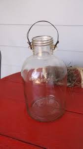 Vintage One Gallon Glass Jar: Rustic Farmhouse Kitchen Decor ...