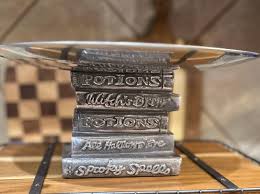 Halloween Witch Spell book Cake Stand | Mercari