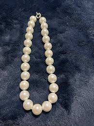 Vintage Women Necklace - XL FAUX PEARLS 16” And Size 8 Ring ...