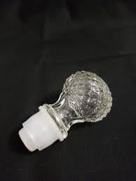 Vintage Clear Glass AVON Perfume Cologne Bottle With Stopper Diamond Pattern | eBay