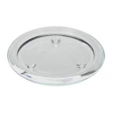 Clear Glass Round Plate Candle Holder (small)