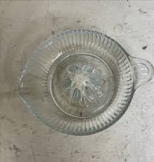 Vtg Large Clear Glass Citrus Orange Juicer W/ Pour Spout ...