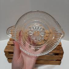 Vintage Early Century -- Heavy Clear Glass -- Depression ...