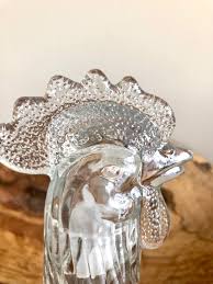 Vintage French 1970's A. Hardy VSOP Cognac Glass Rooster Decanter Carafe 750 Ml - Etsy